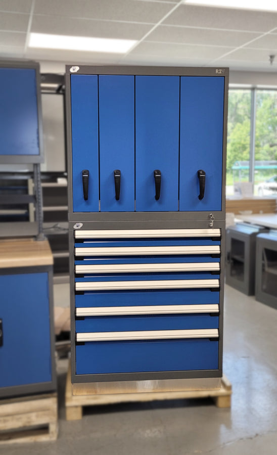 SYSTÈME DE RANGEMENT VERTICAL R2V ROUSSEAU, 10 TIROIRS 36x27x76H EN STOCK CHEZ PEDLEX RL-XEG76S002TS
